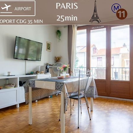 Appart Hotel - Le Nid - 25Min Paris Romainville Exterior photo